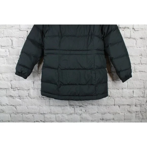 LL Bean Mountain Classic Down Sherpa-Lined Zippered Hooded Parka S Pet - Picture 8 of 10